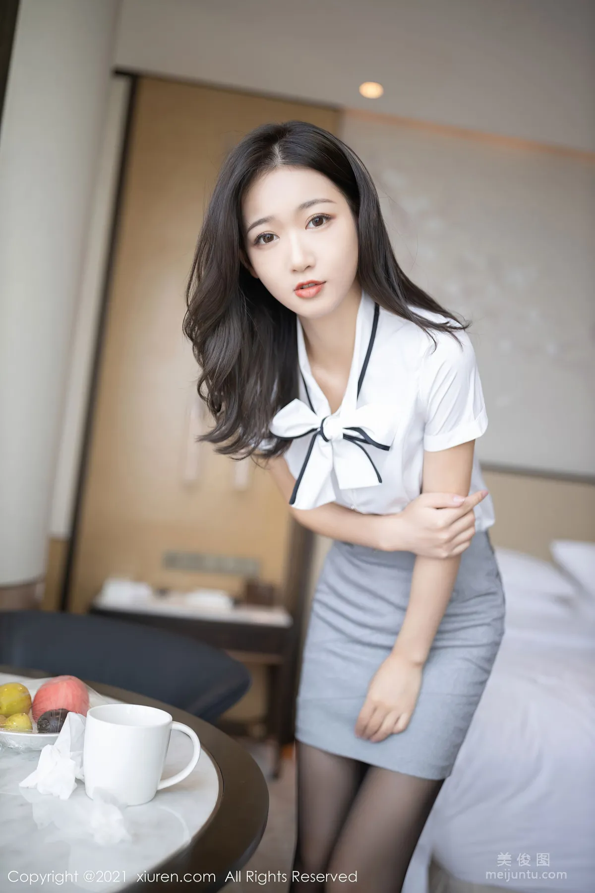 [秀人XiuRen] No.3307 唐安琪 - 酒店賓客服務系列 15