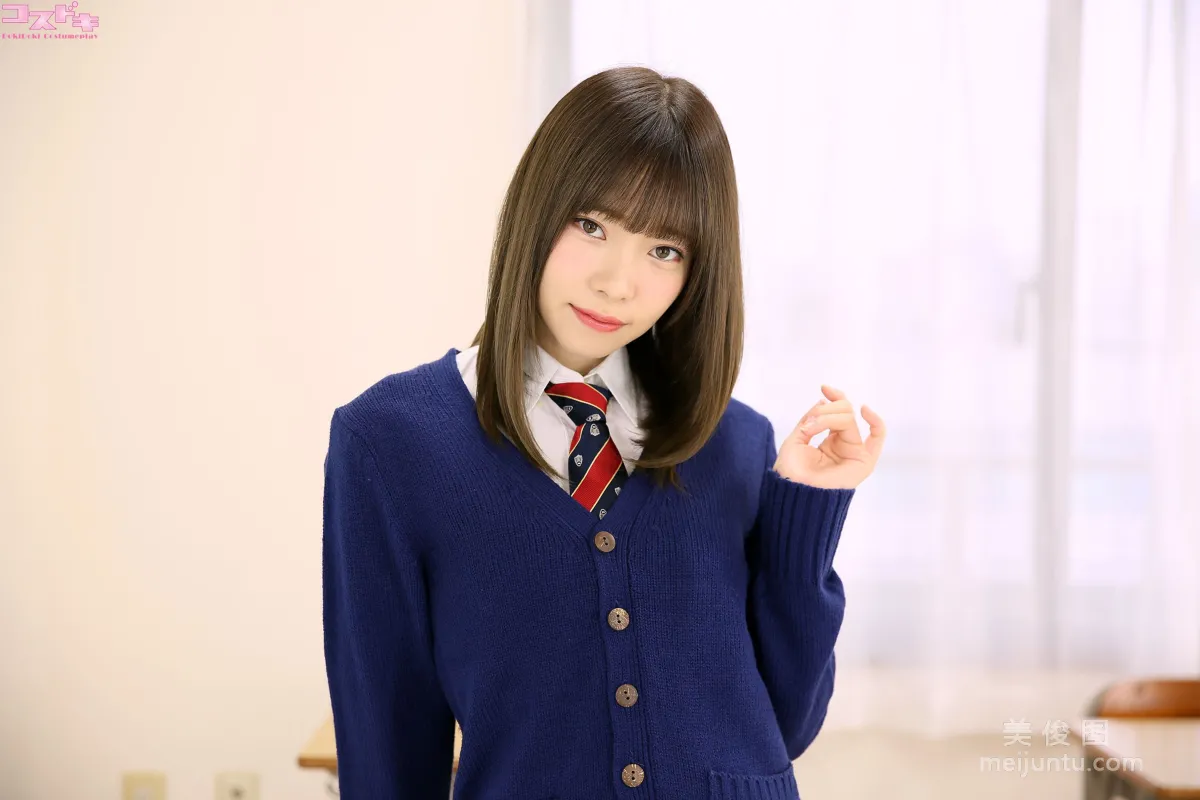 [Cosdoki] 高梨有紗 takanashiarisa_pic_seifukucardigan1 3
