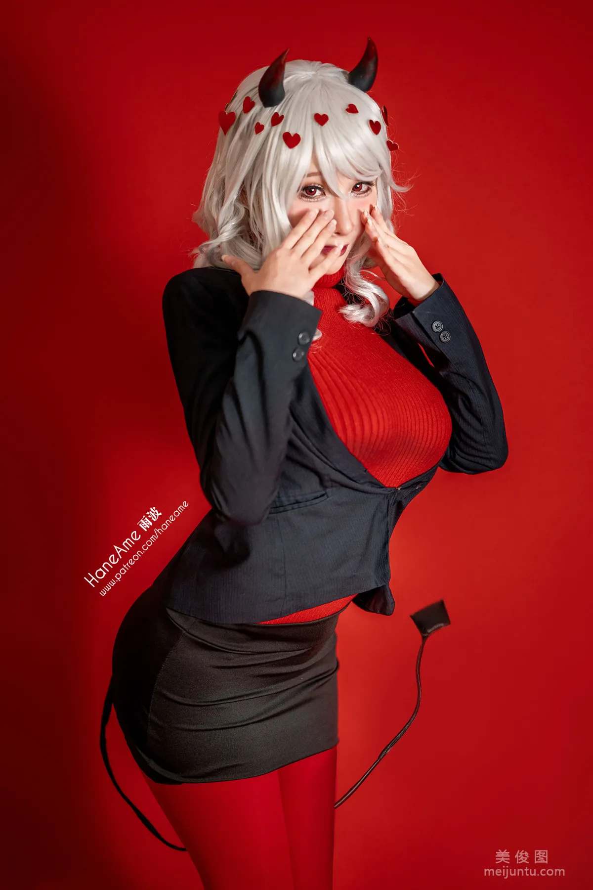 [COS福利] Hane Ame 雨波 - Helltaker Muodes9
