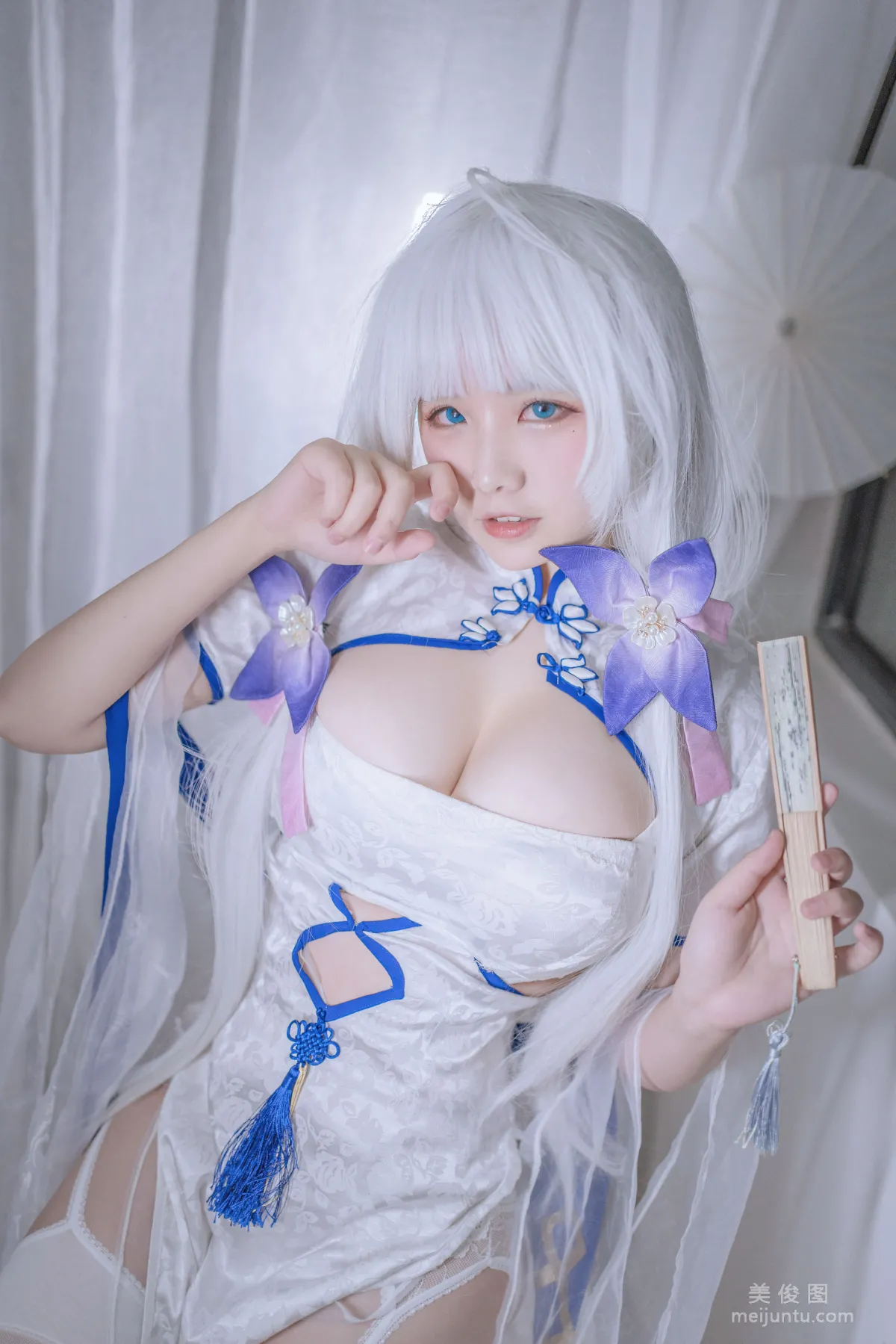 [COS福利] 阿半今天很开心 - 光辉旗袍 写真套图4