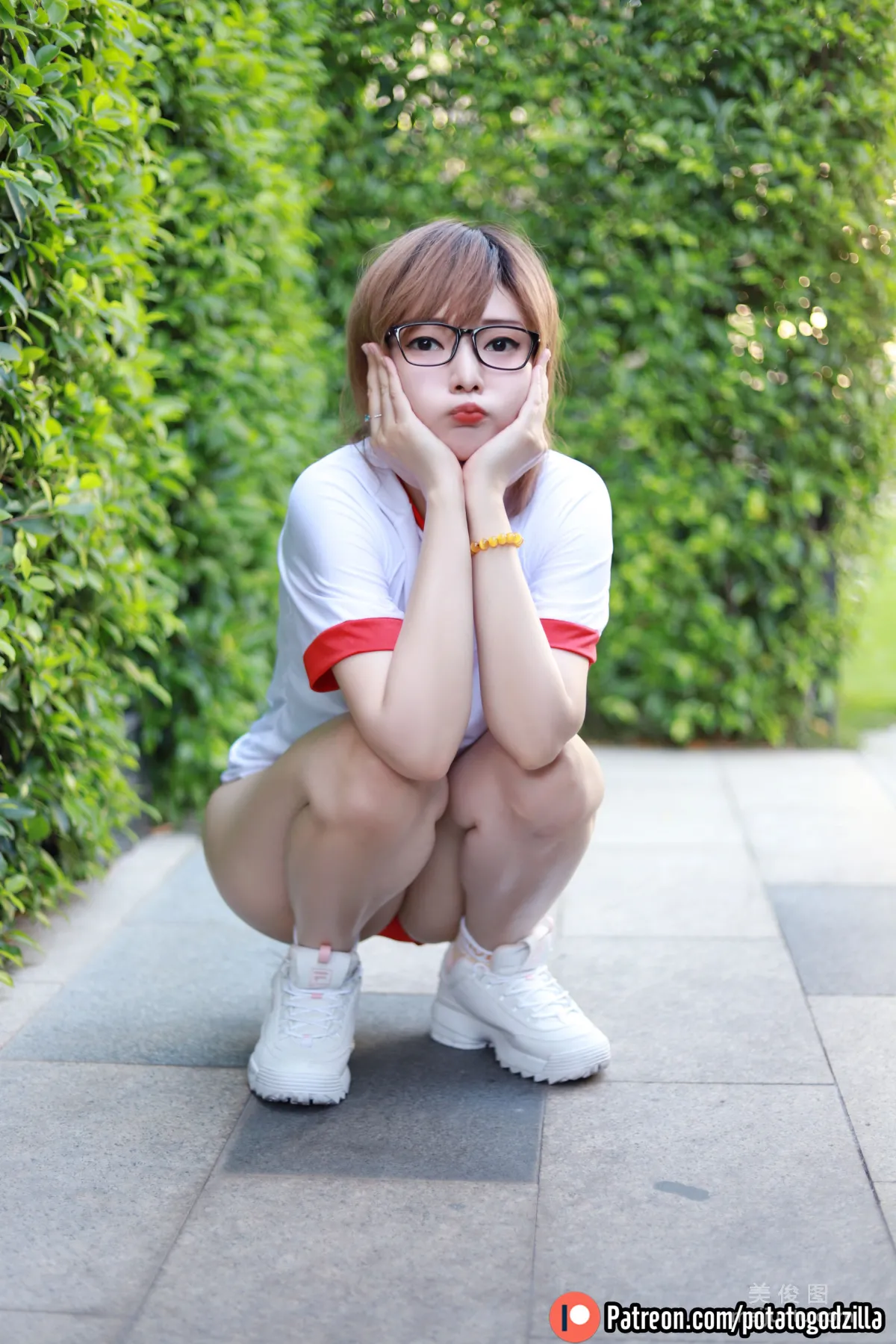 [COS福利] Potato Godzilla - Gym Uniform 写真套图26