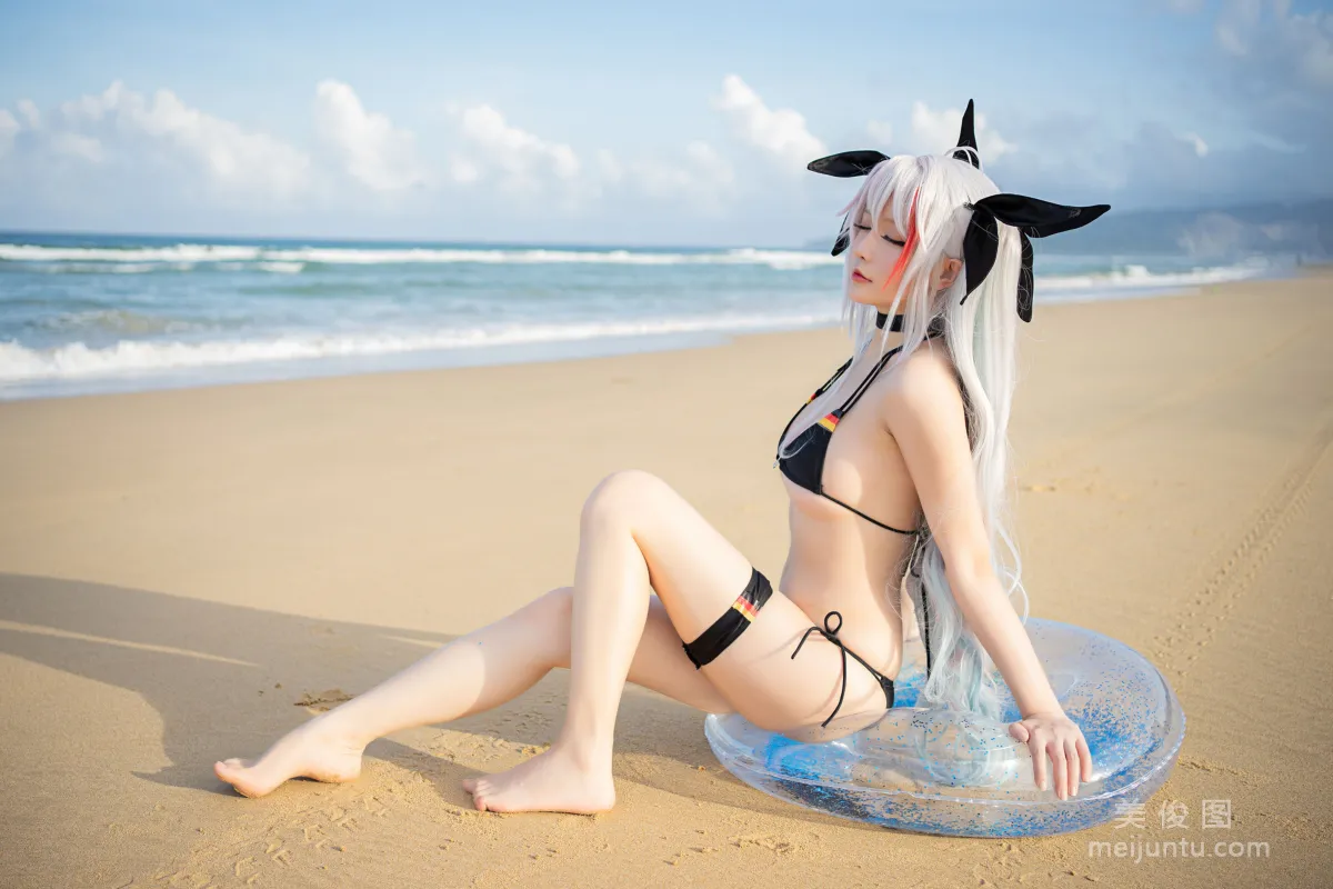 Coser小姐姐星之迟迟 - 鸣夏 欧根 写真套图5