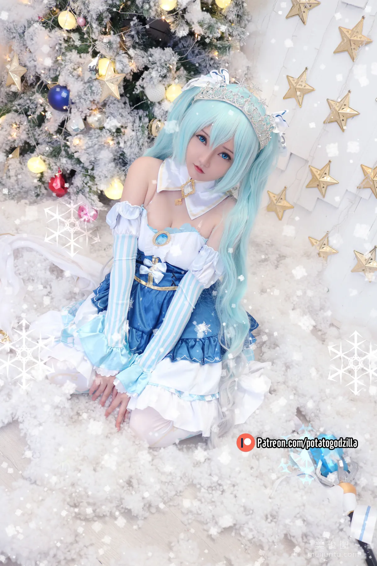 Coser小姐姐Potato Godzilla - Snow Miku 24