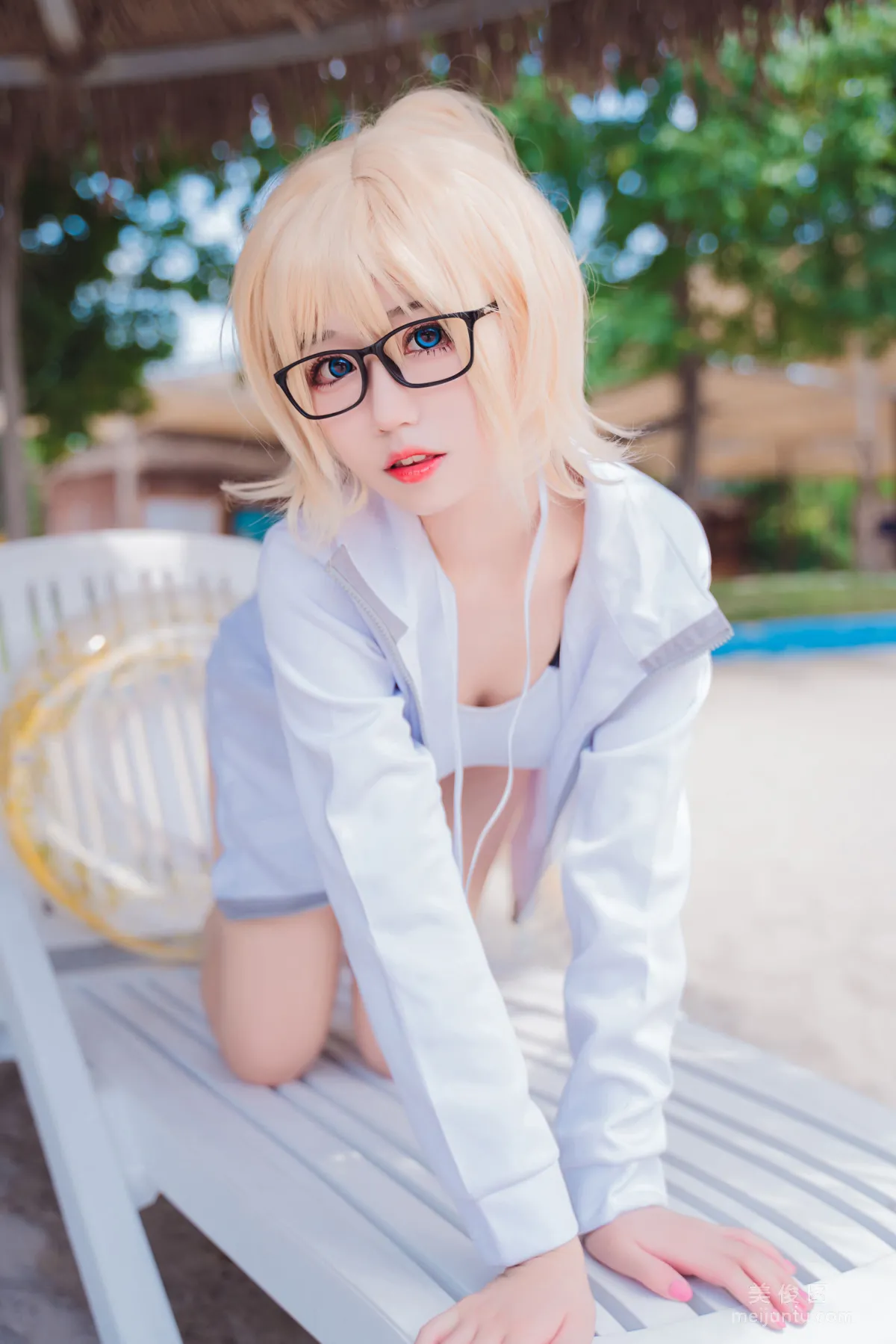 [COS福利] 猫君君MaoJun - 贞德竞技泳装 写真套图20