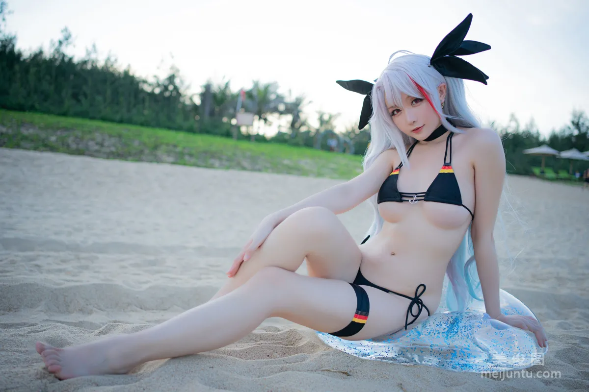 Coser小姐姐星之迟迟 - 鸣夏 欧根 写真套图1