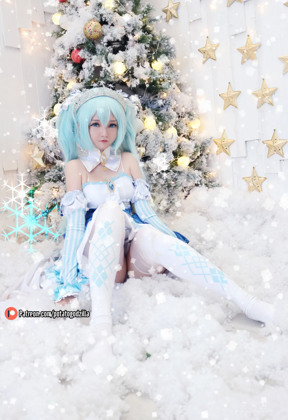 Coser小姐姐Potato Godzilla - Snow Miku 28