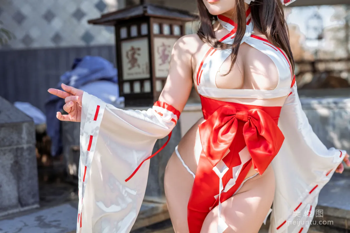 [COS福利] 蠢沫沫&一笑芳香沁 - 双人狐  写真套图36