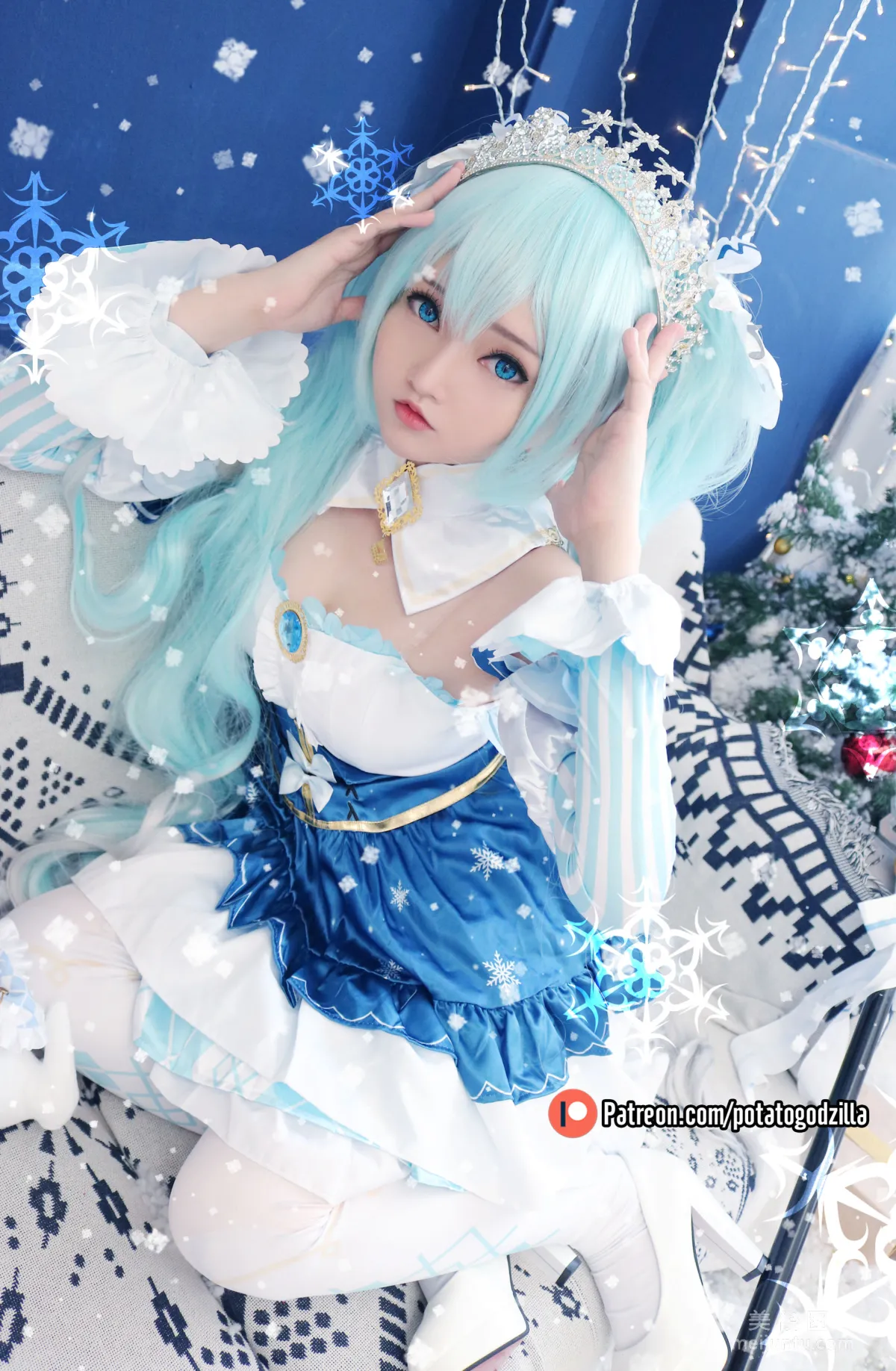 Coser小姐姐Potato Godzilla - Snow Miku 13