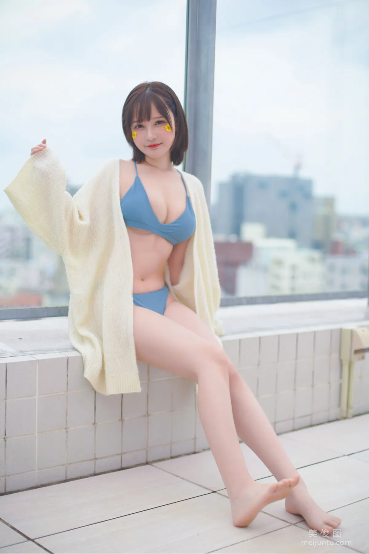 [COS福利] 千夜未來（Senya Miku）- 水着 寫真套圖 15
