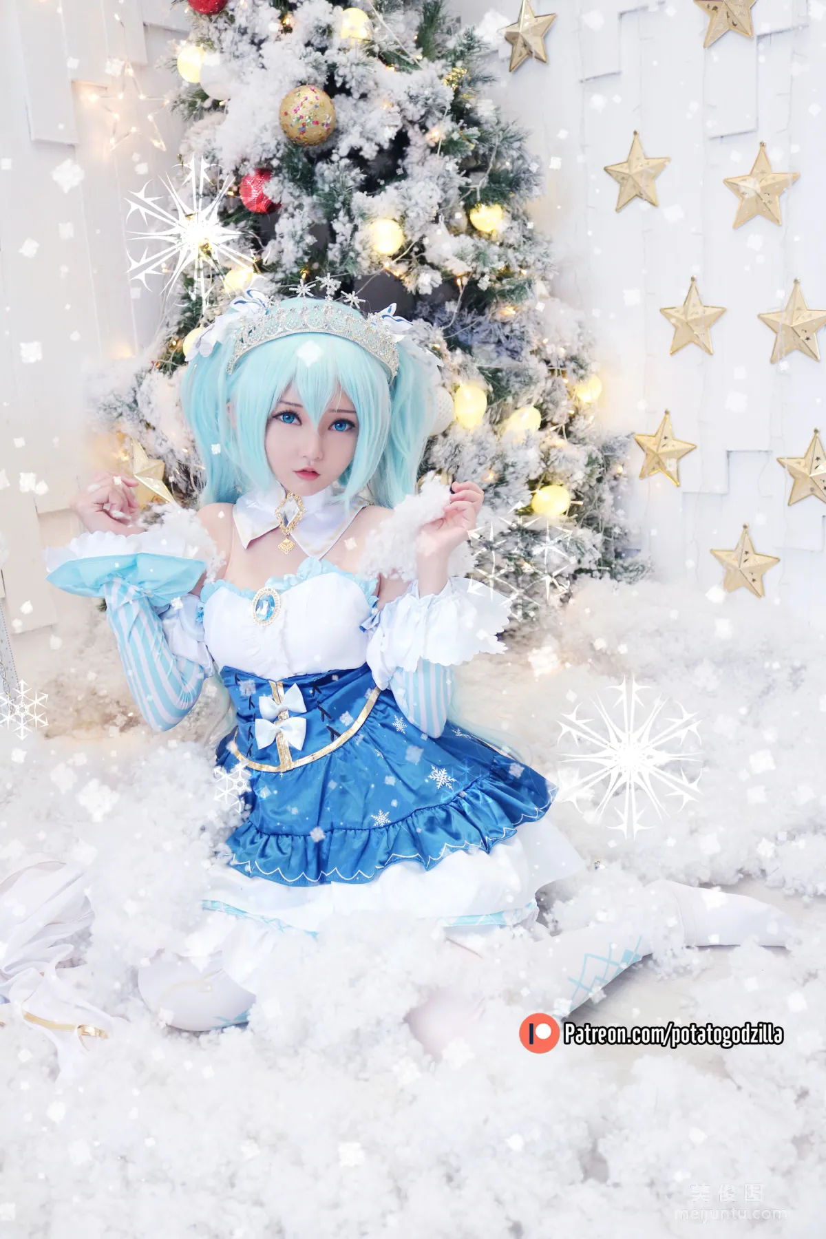 Coser小姐姐Potato Godzilla - Snow Miku 27