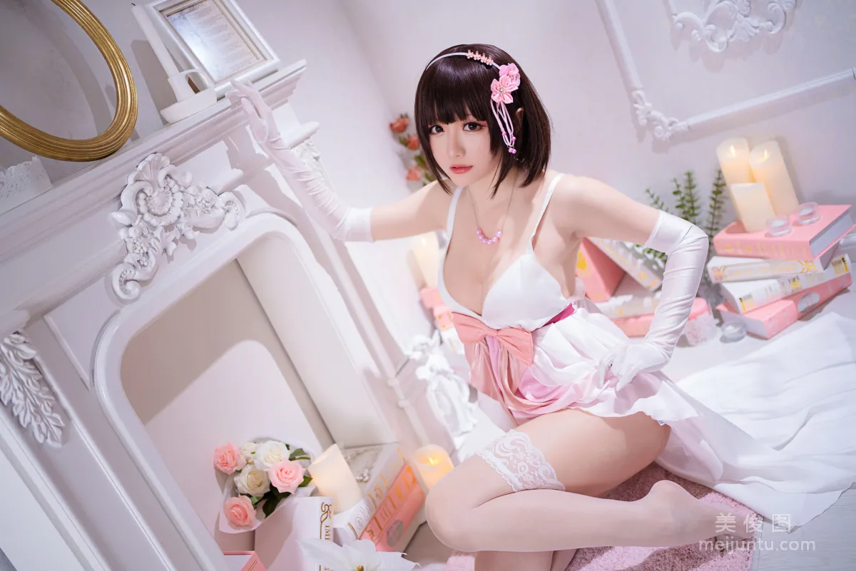 [COS福利] Coser小姐姐星之遲遲 - 加藤惠 特典禮服 5