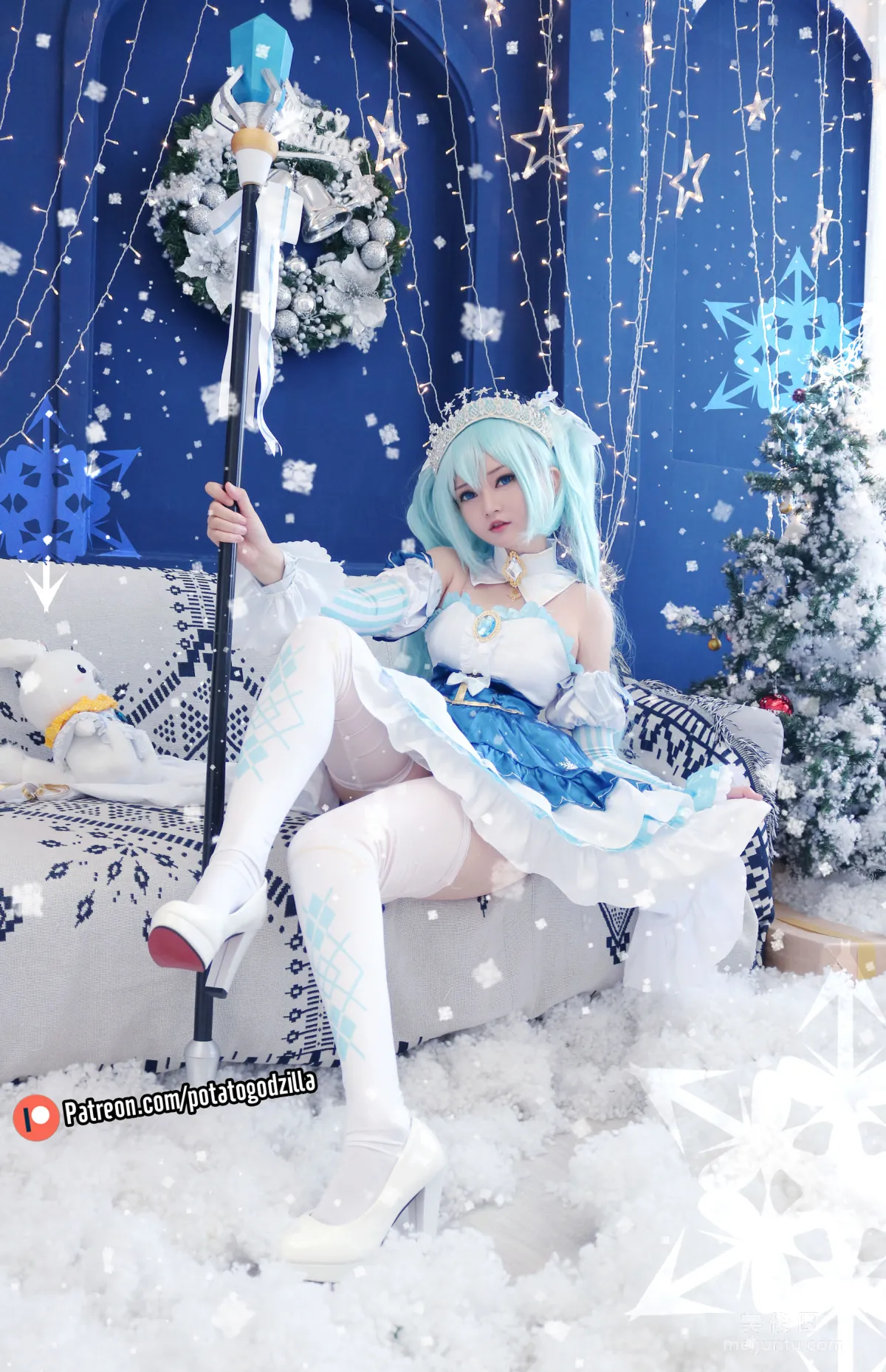 Coser小姐姐Potato Godzilla - Snow Miku 21