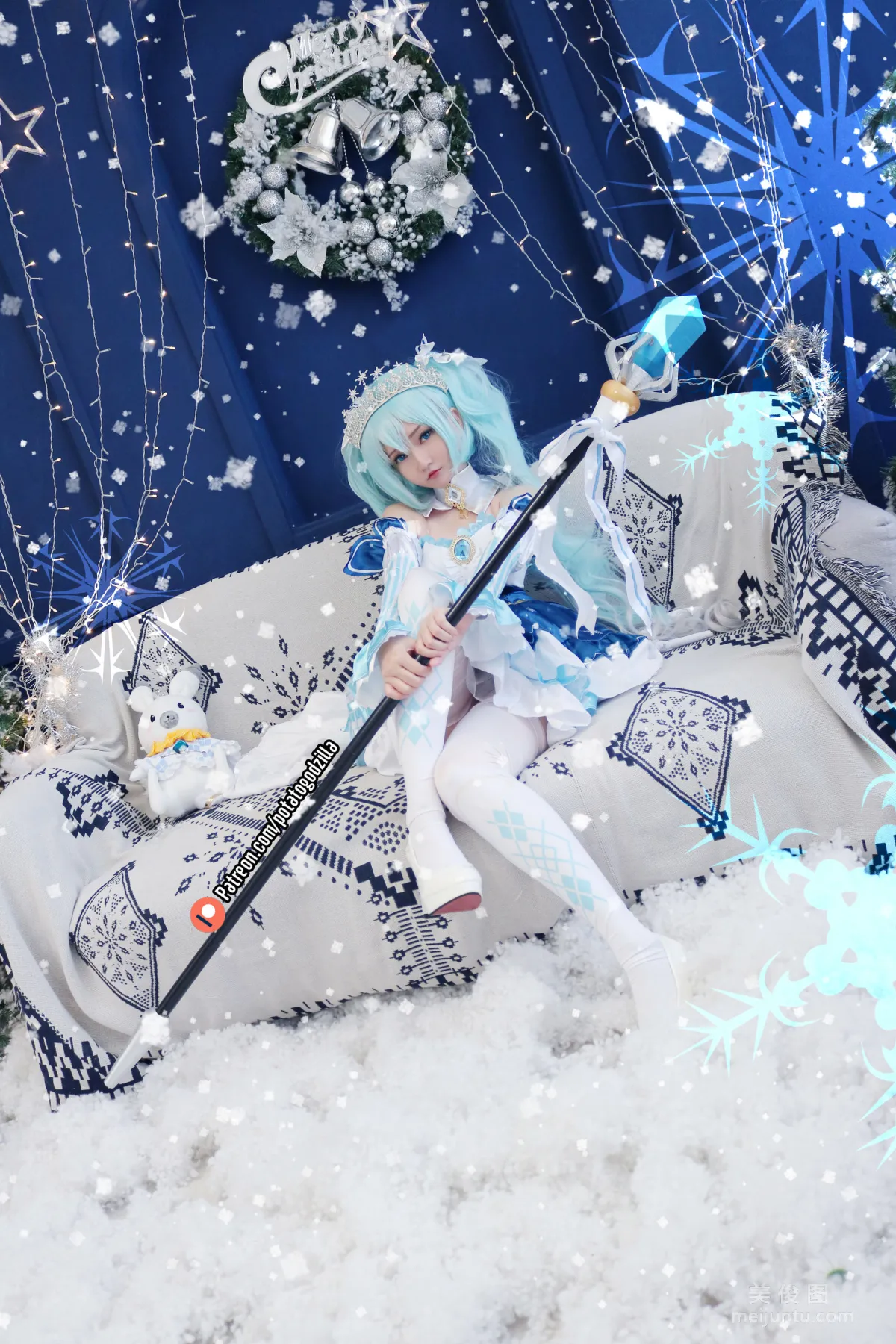 Coser小姐姐Potato Godzilla - Snow Miku 18