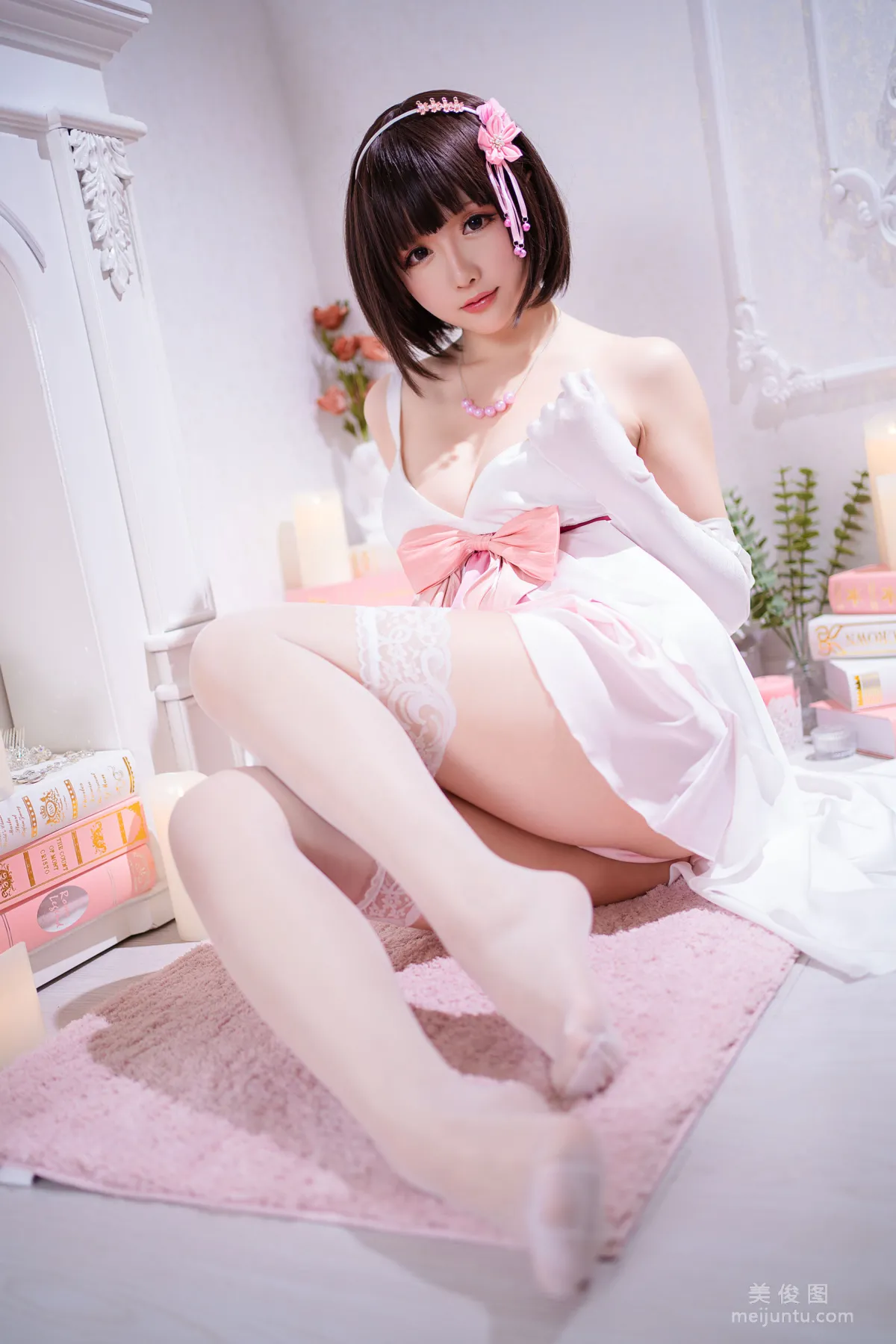 [COS福利] Coser小姐姐星之遲遲 - 加藤惠 特典禮服 7