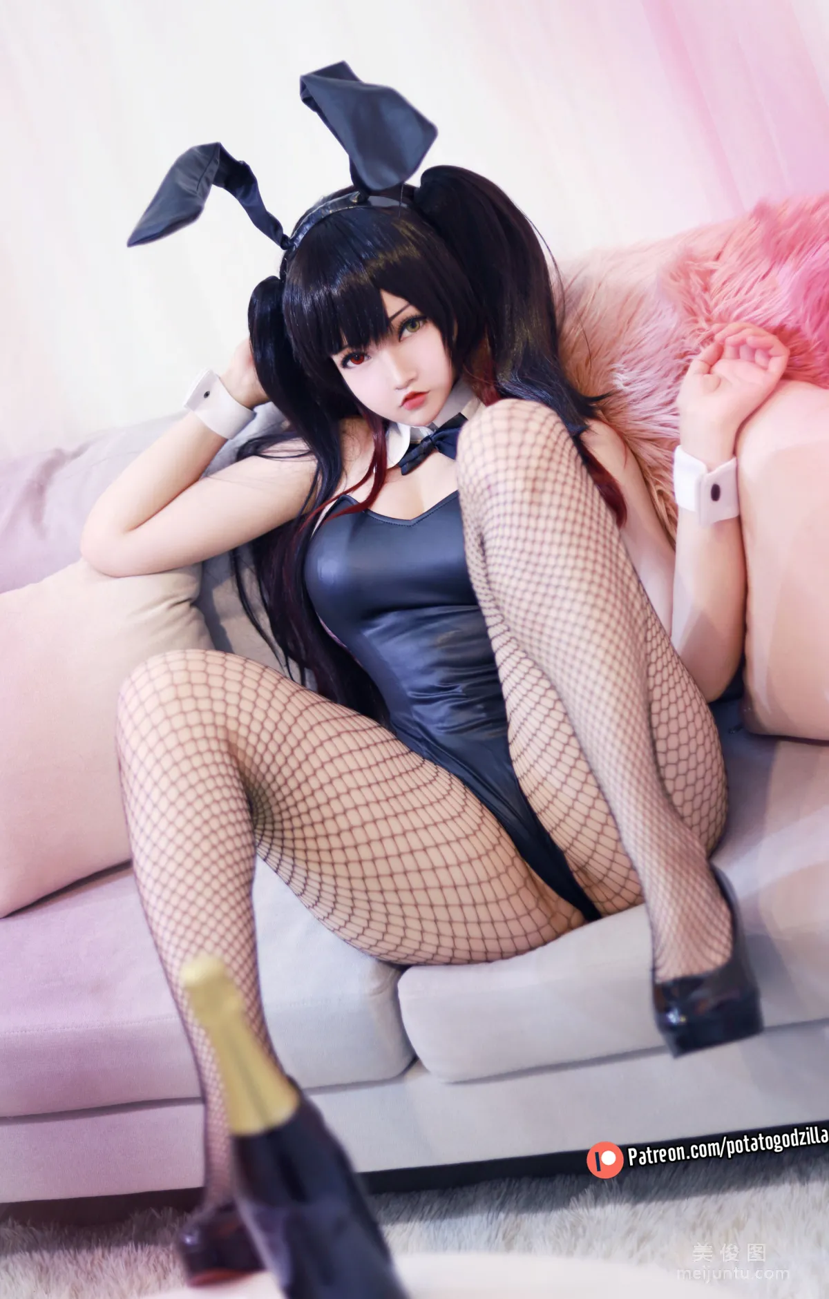 [COS福利] Potato Godzilla - Kurumi Tokisaki Bunny Girl 12