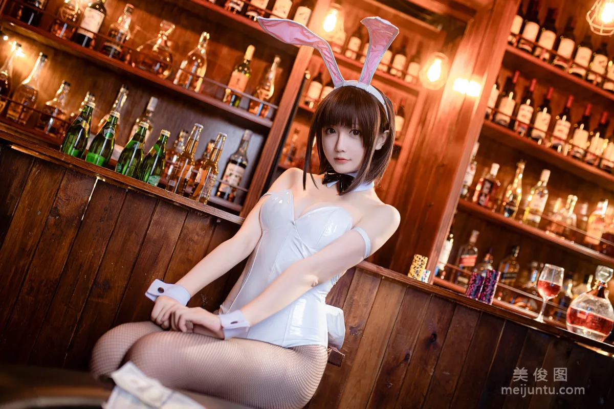 [COS福利] 星之迟迟 - 加藤惠 兔女郎 写真套图3
