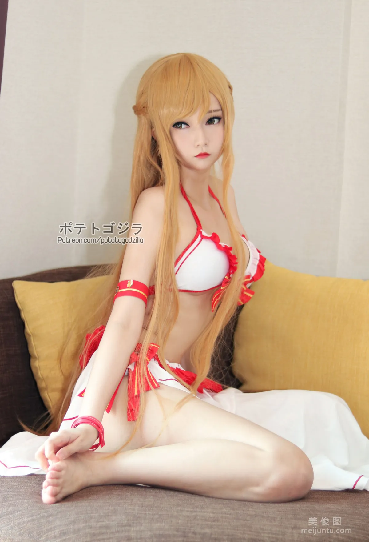 Coser小姐姐Potato Godzilla - Asuna16
