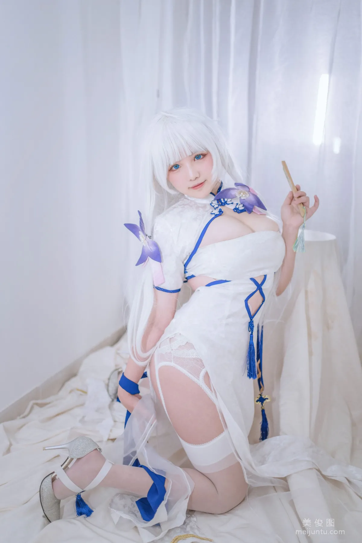 [COS福利] 阿半今天很開心 - 光輝旗袍 寫真套圖 15