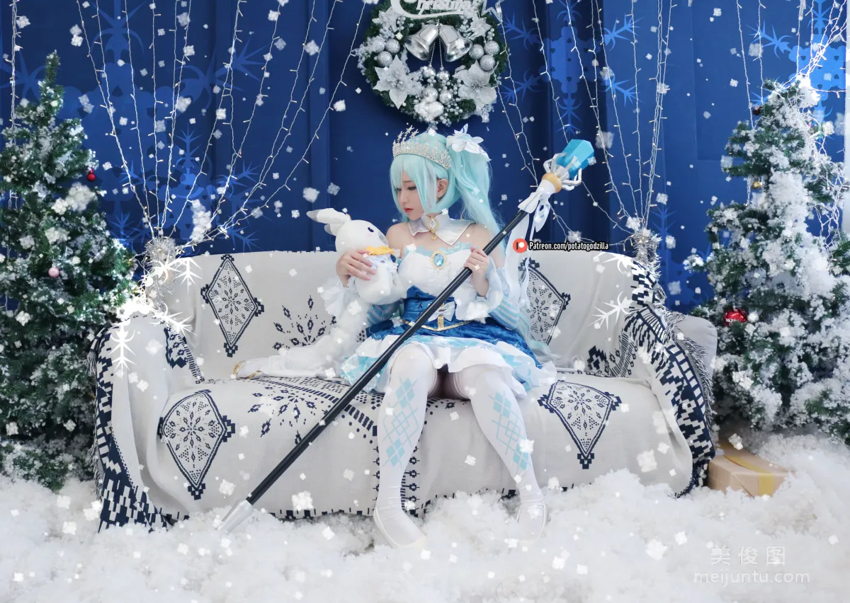 Coser小姐姐Potato Godzilla - Snow Miku 19