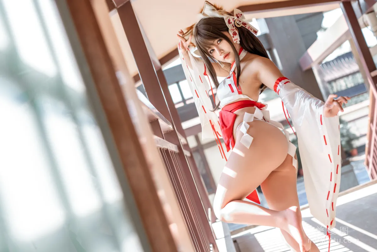 [COS福利] 蠢沫沫&一笑芳香沁 - 双人狐  写真套图13