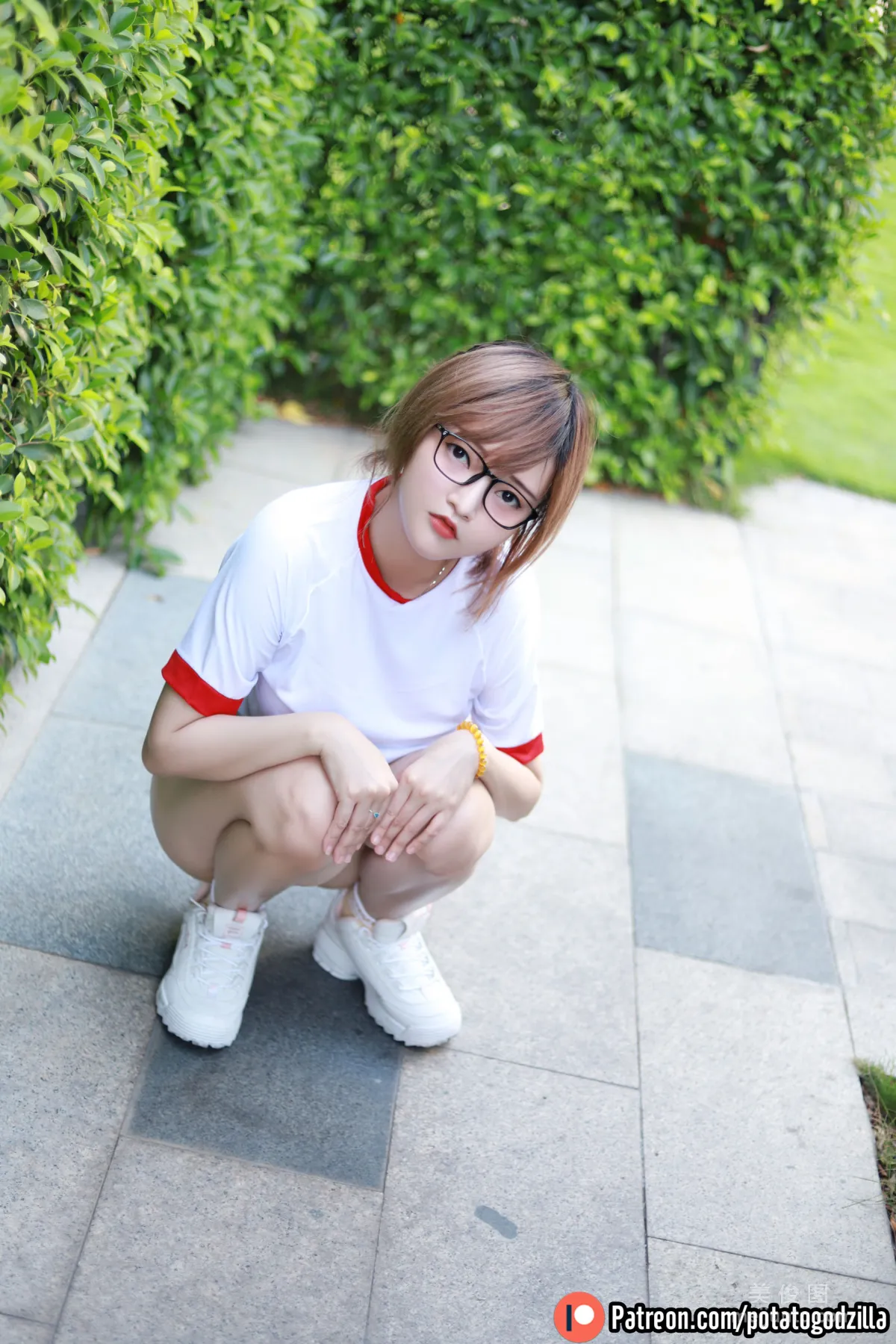 [COS福利] Potato Godzilla - Gym Uniform 写真套图24