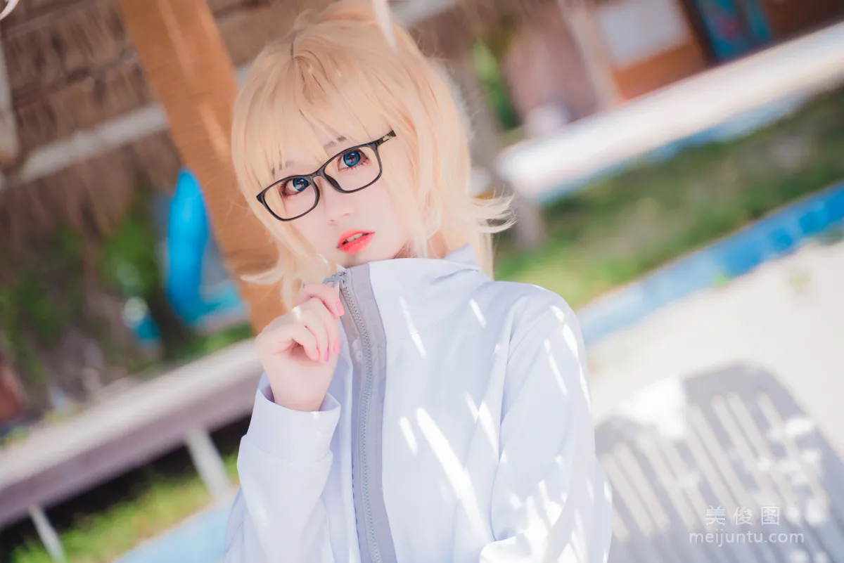[COS福利] 猫君君MaoJun - 贞德竞技泳装 写真套图12