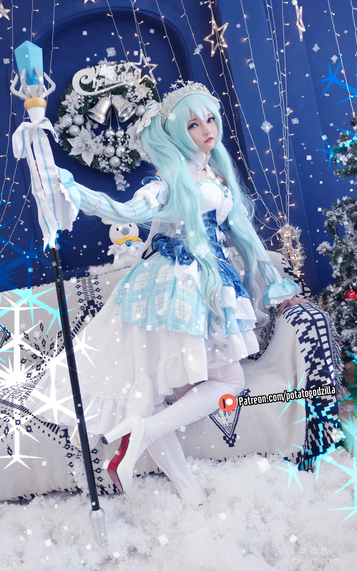 Coser小姐姐Potato Godzilla - Snow Miku 4