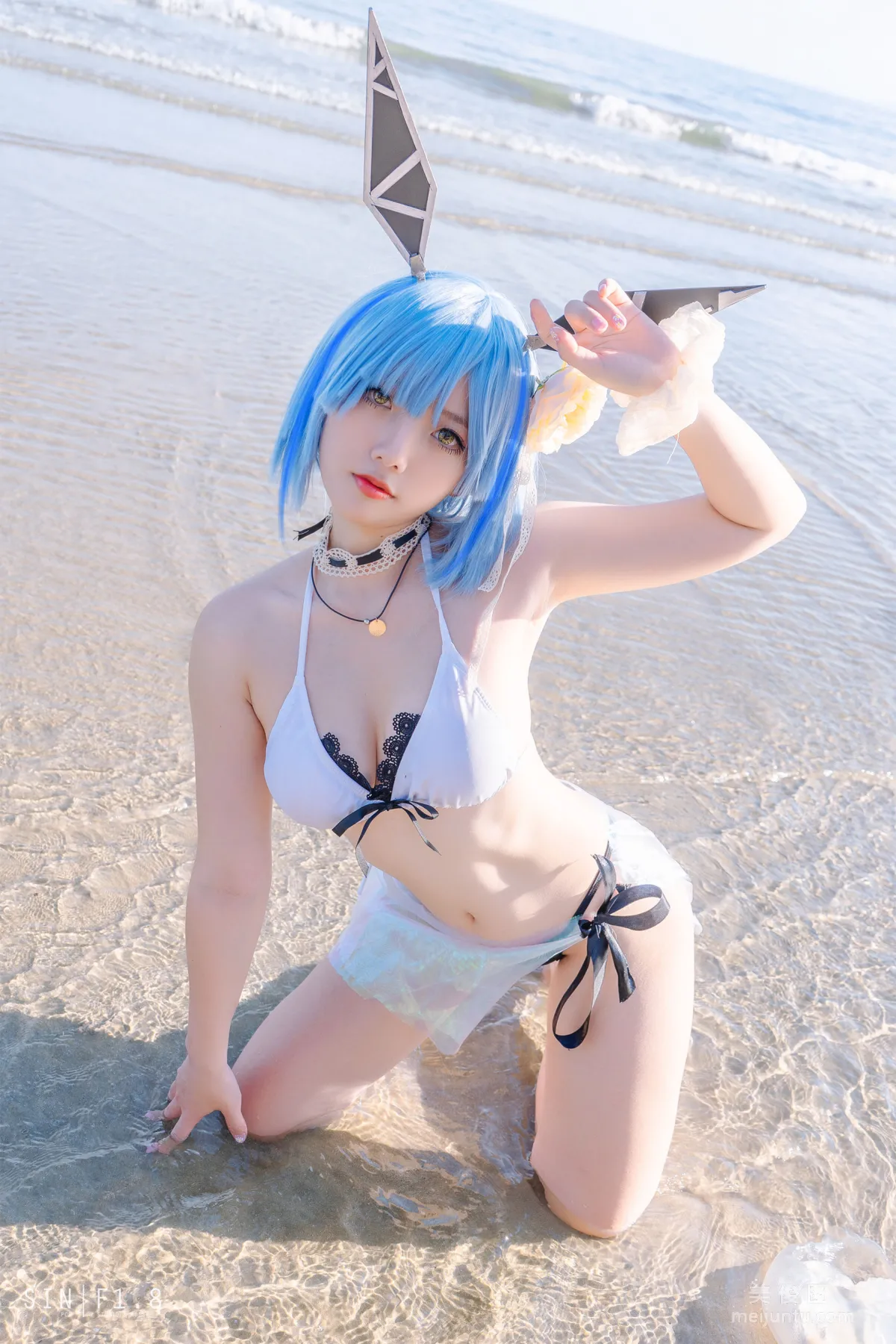 [COS福利] Messie Huang - Gascogne swimsuit 寫真套圖 1