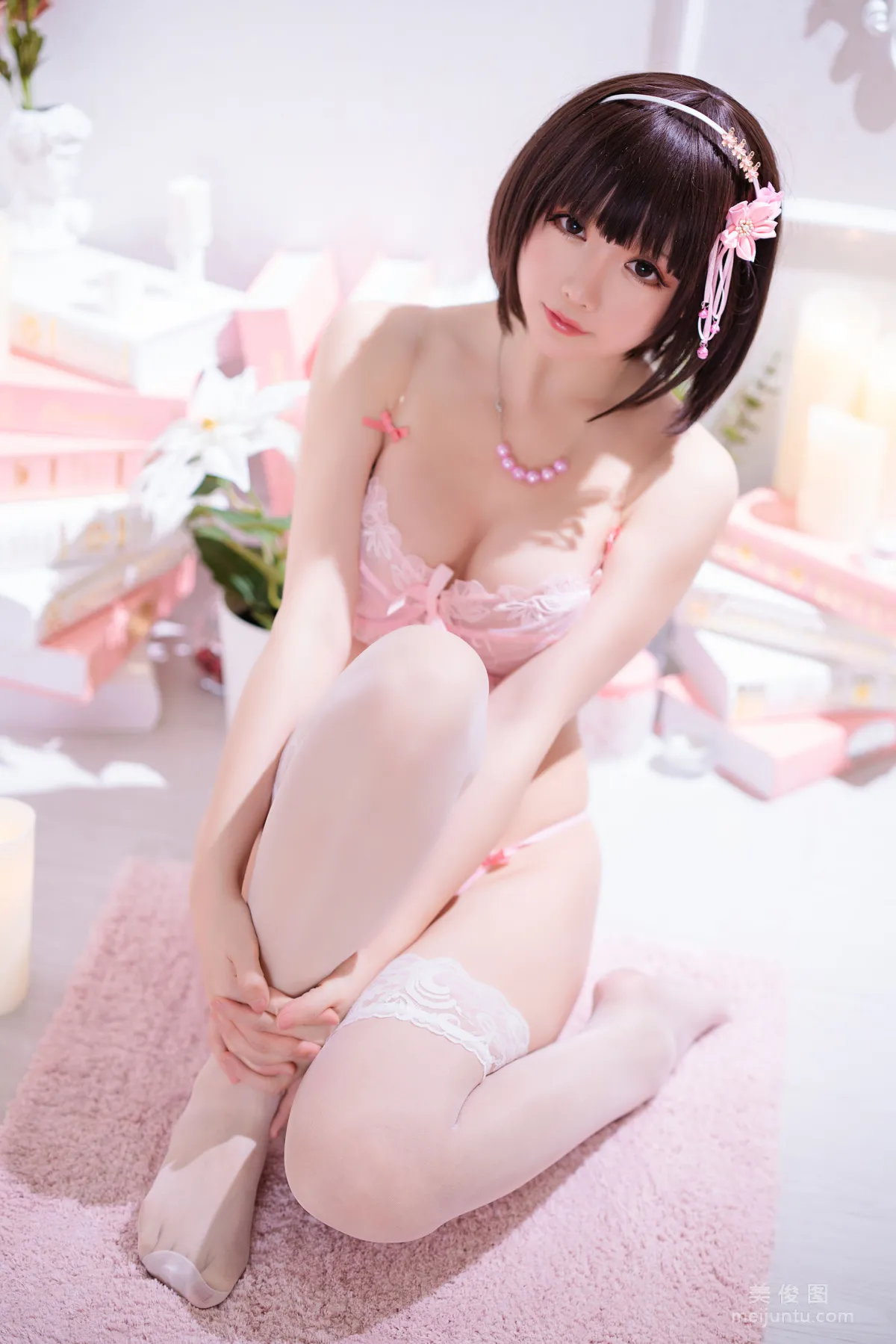 [COS福利] Coser小姐姐星之遲遲 - 加藤惠 特典禮服 49