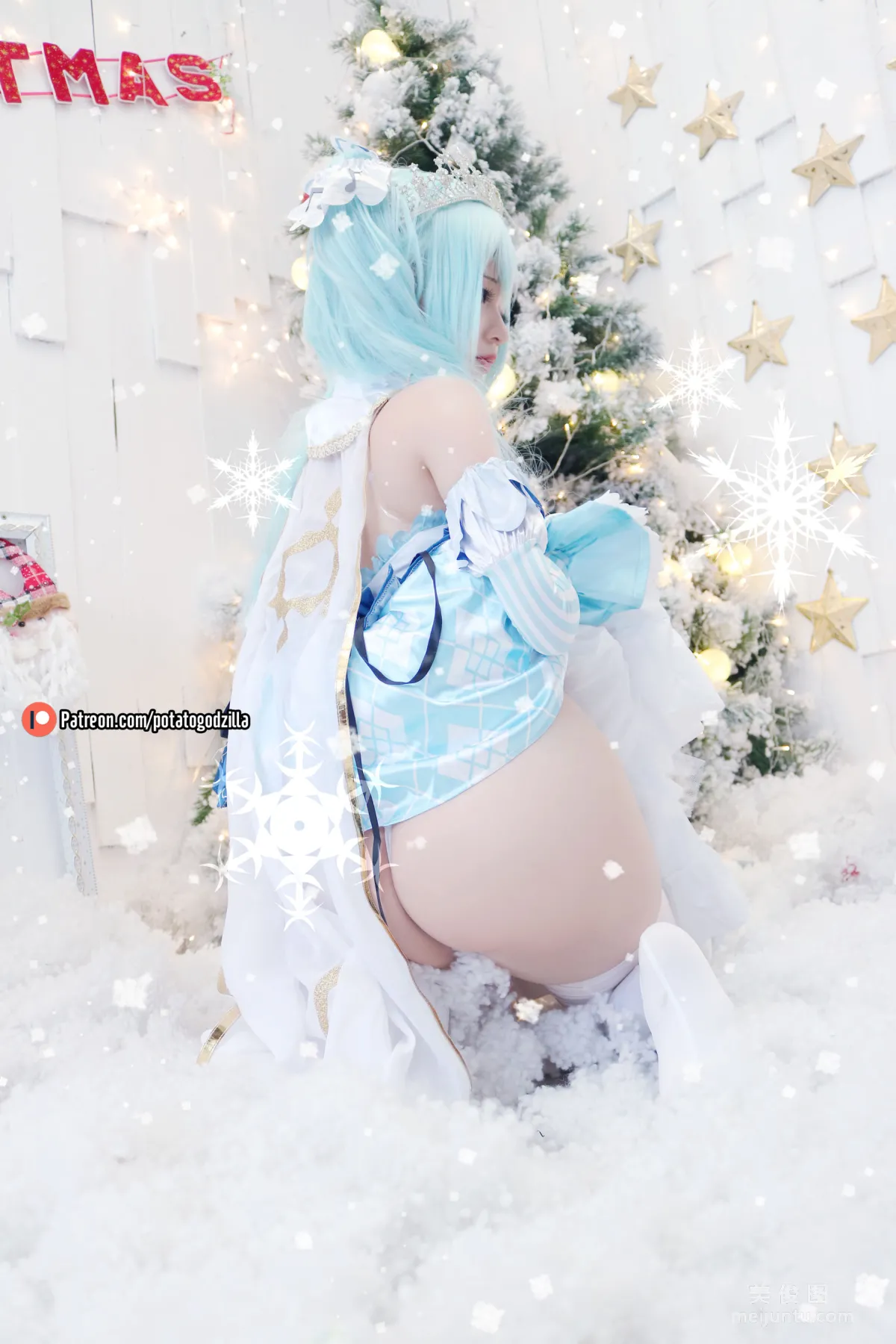 Coser小姐姐Potato Godzilla - Snow Miku 30