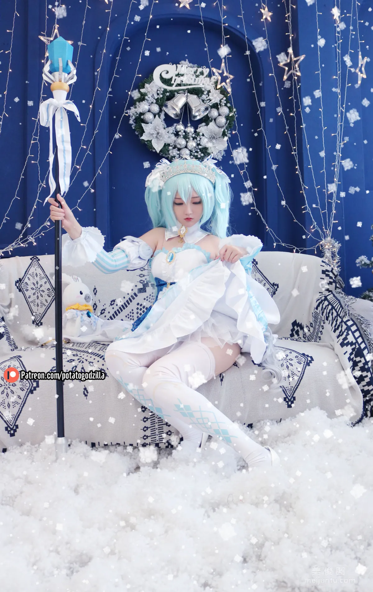 Coser小姐姐Potato Godzilla - Snow Miku 20