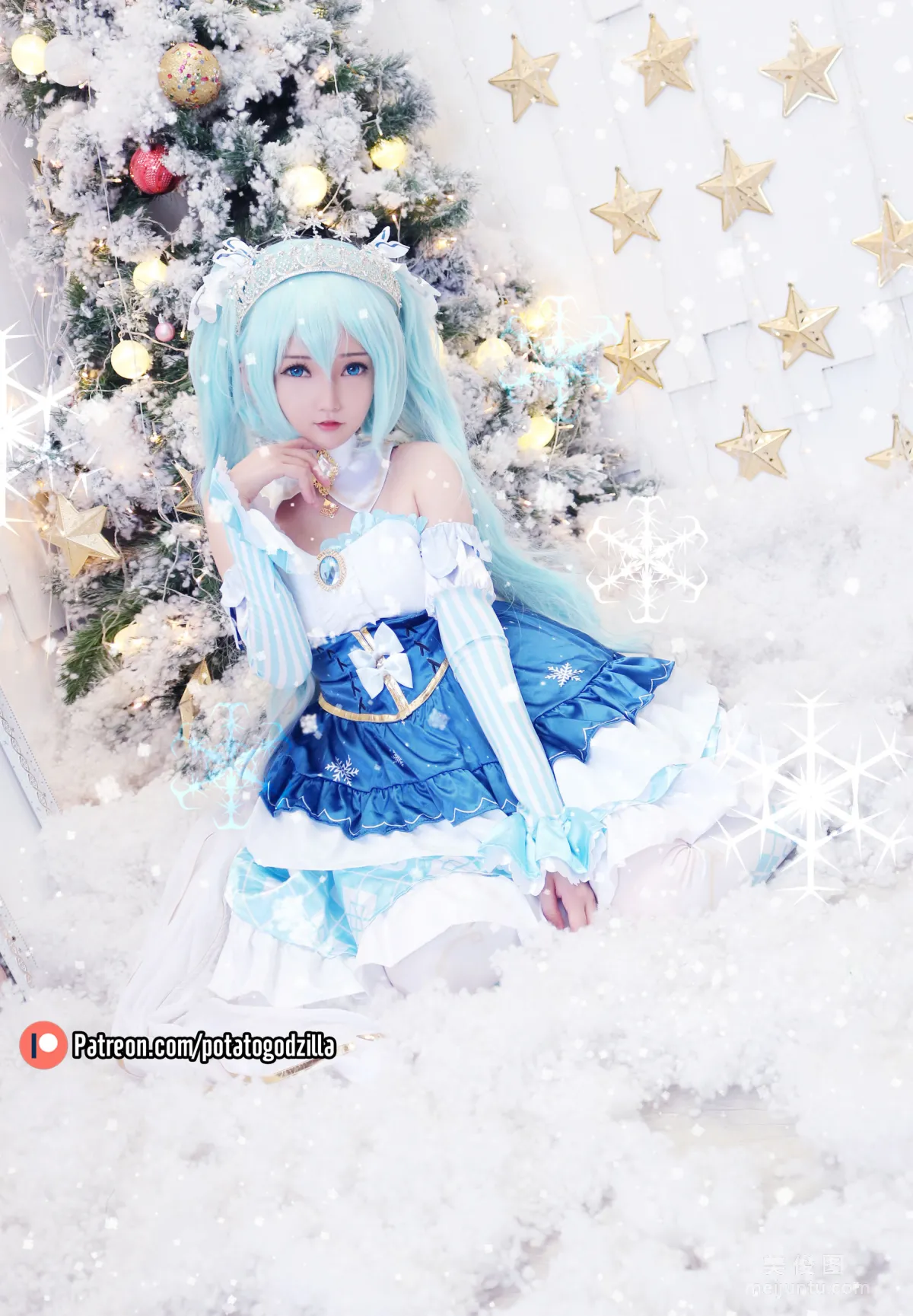 Coser小姐姐Potato Godzilla - Snow Miku 25