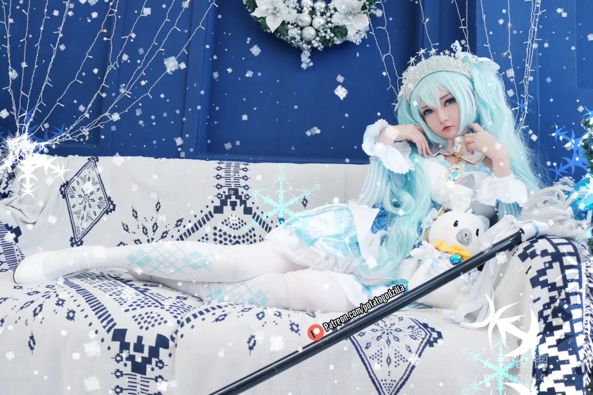 Coser小姐姐Potato Godzilla - Snow Miku 10