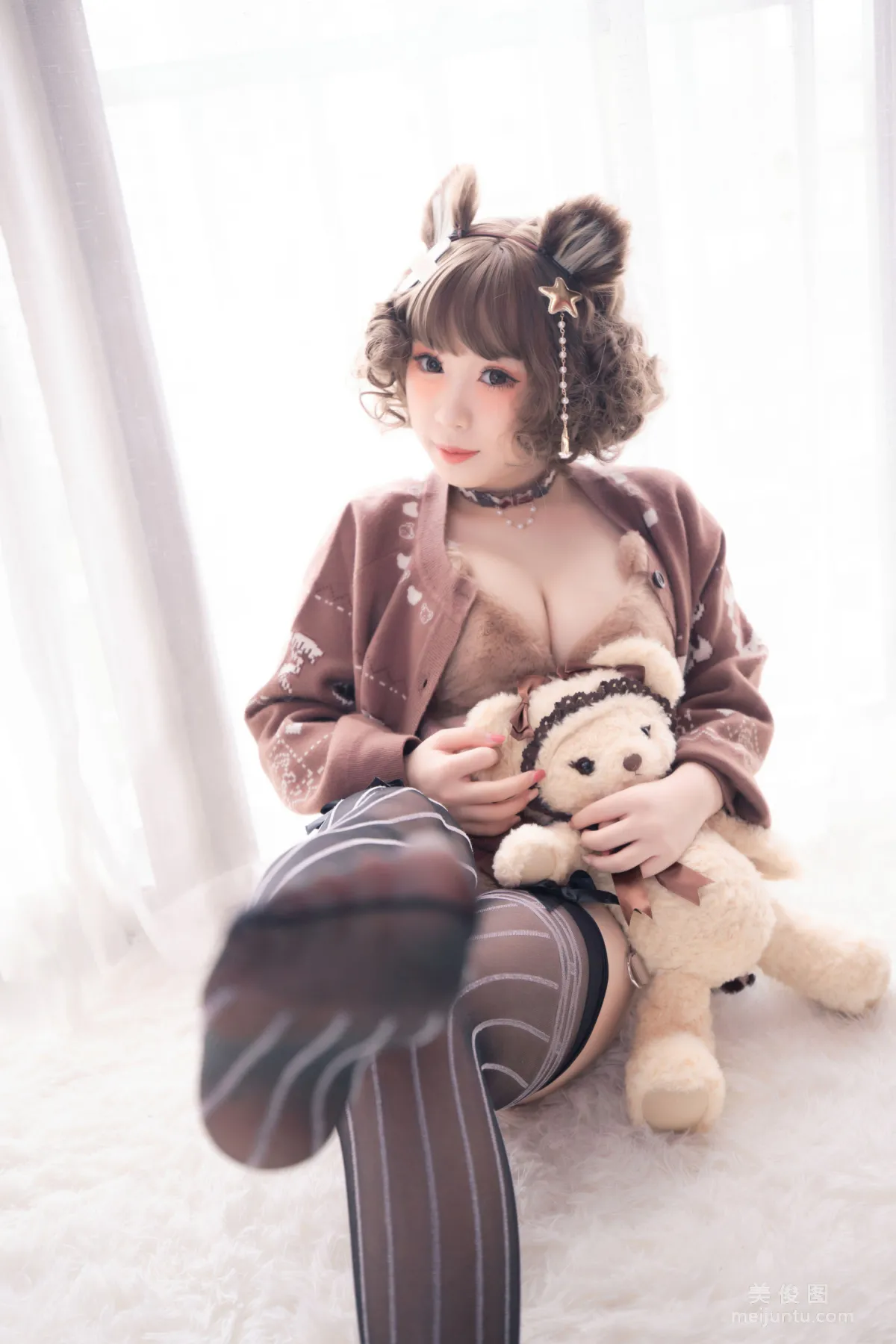 [COS福利] 胡桃貓Kurumineko - 熊熊 56