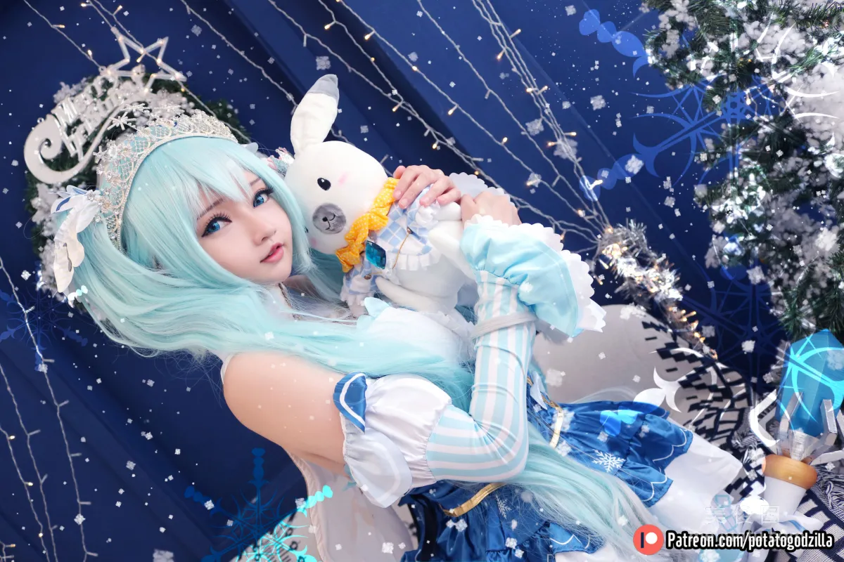 Coser小姐姐Potato Godzilla - Snow Miku 7
