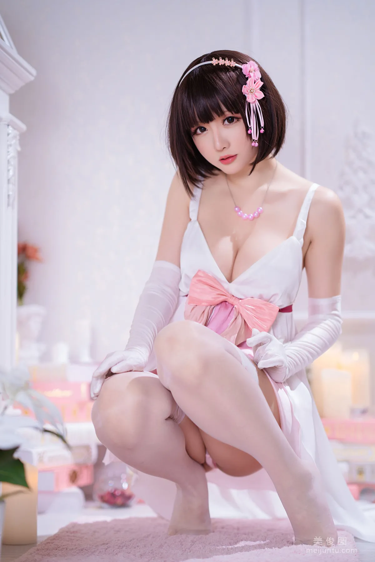 [COS福利] Coser小姐姐星之遲遲 - 加藤惠 特典禮服 31