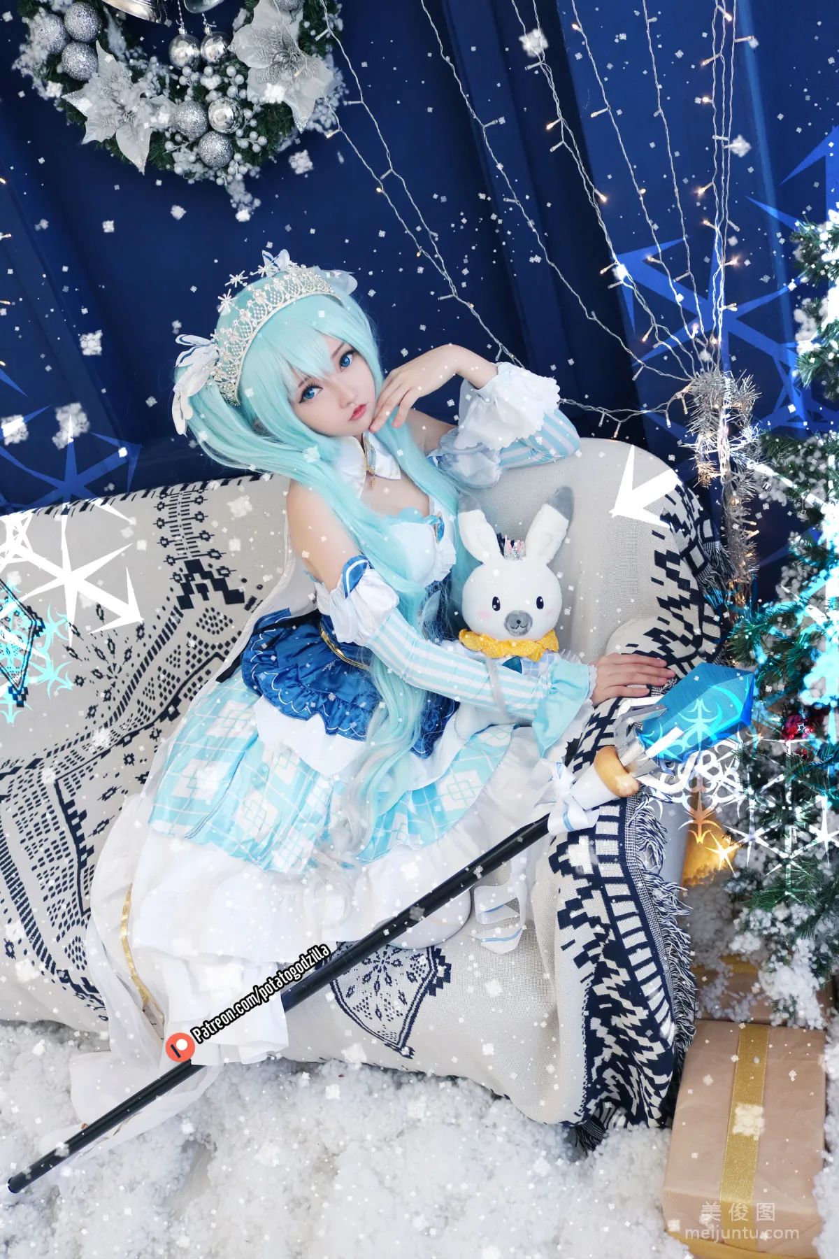 Coser小姐姐Potato Godzilla - Snow Miku 8