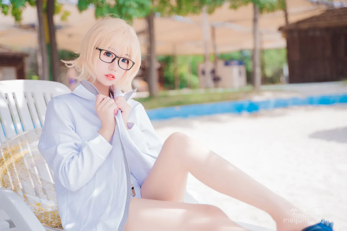 [COS福利] 猫君君MaoJun - 贞德竞技泳装 写真套图8