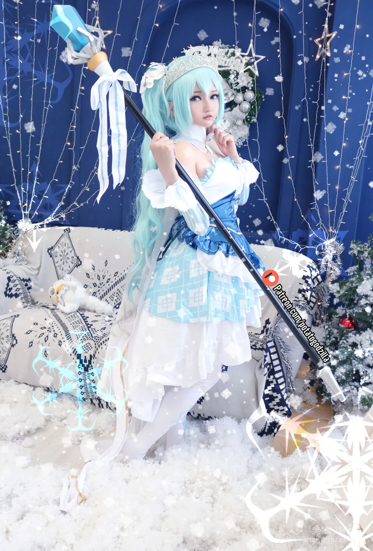 Coser小姐姐Potato Godzilla - Snow Miku 23