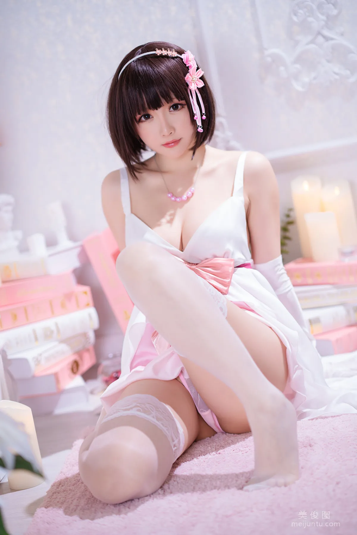 [COS福利] Coser小姐姐星之遲遲 - 加藤惠 特典禮服 33