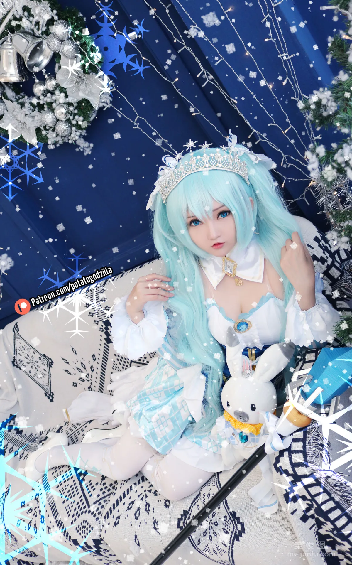 Coser小姐姐Potato Godzilla - Snow Miku 9