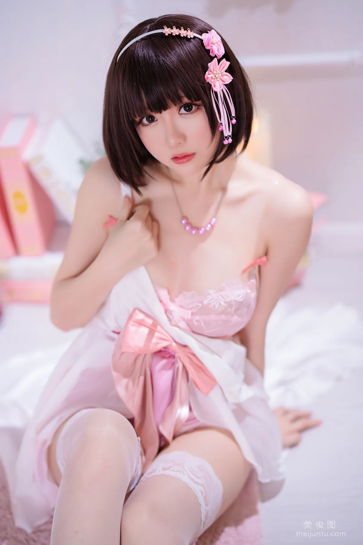 [COS福利] Coser小姐姐星之遲遲 - 加藤惠 特典禮服 36