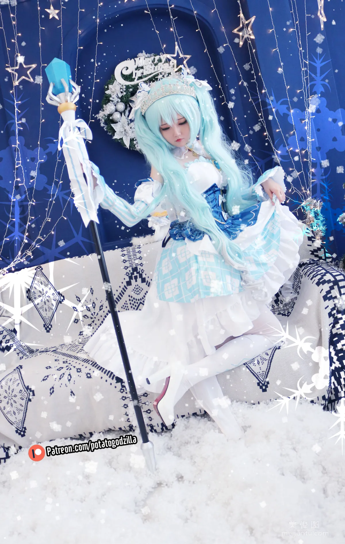 Coser小姐姐Potato Godzilla - Snow Miku 5