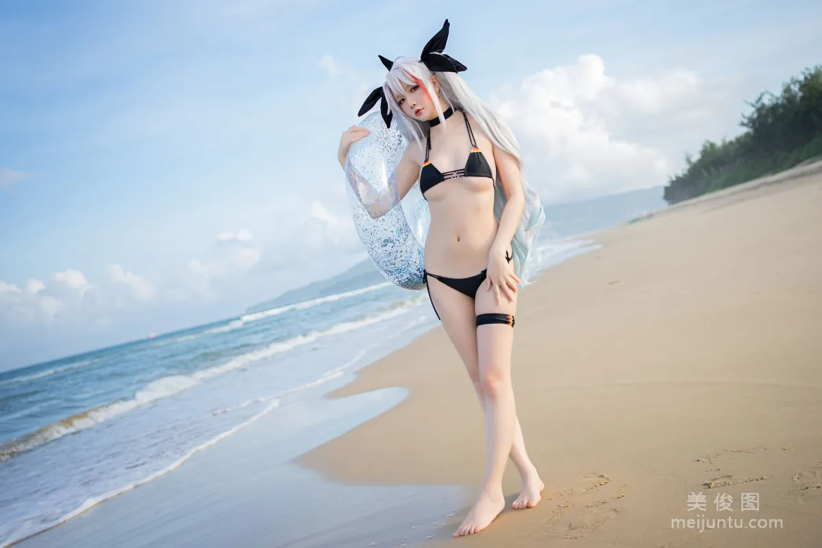 Coser小姐姐星之迟迟 - 鸣夏 欧根 写真套图3
