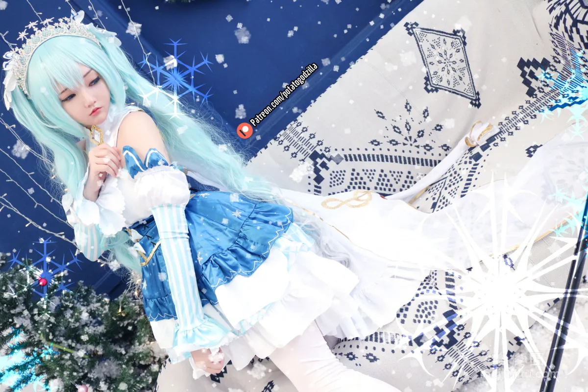 Coser小姐姐Potato Godzilla - Snow Miku 15