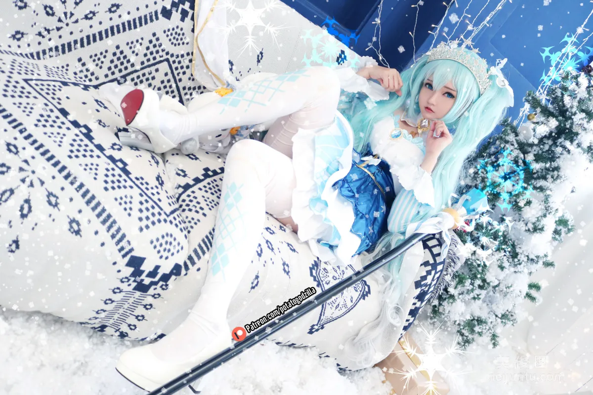 Coser小姐姐Potato Godzilla - Snow Miku 11