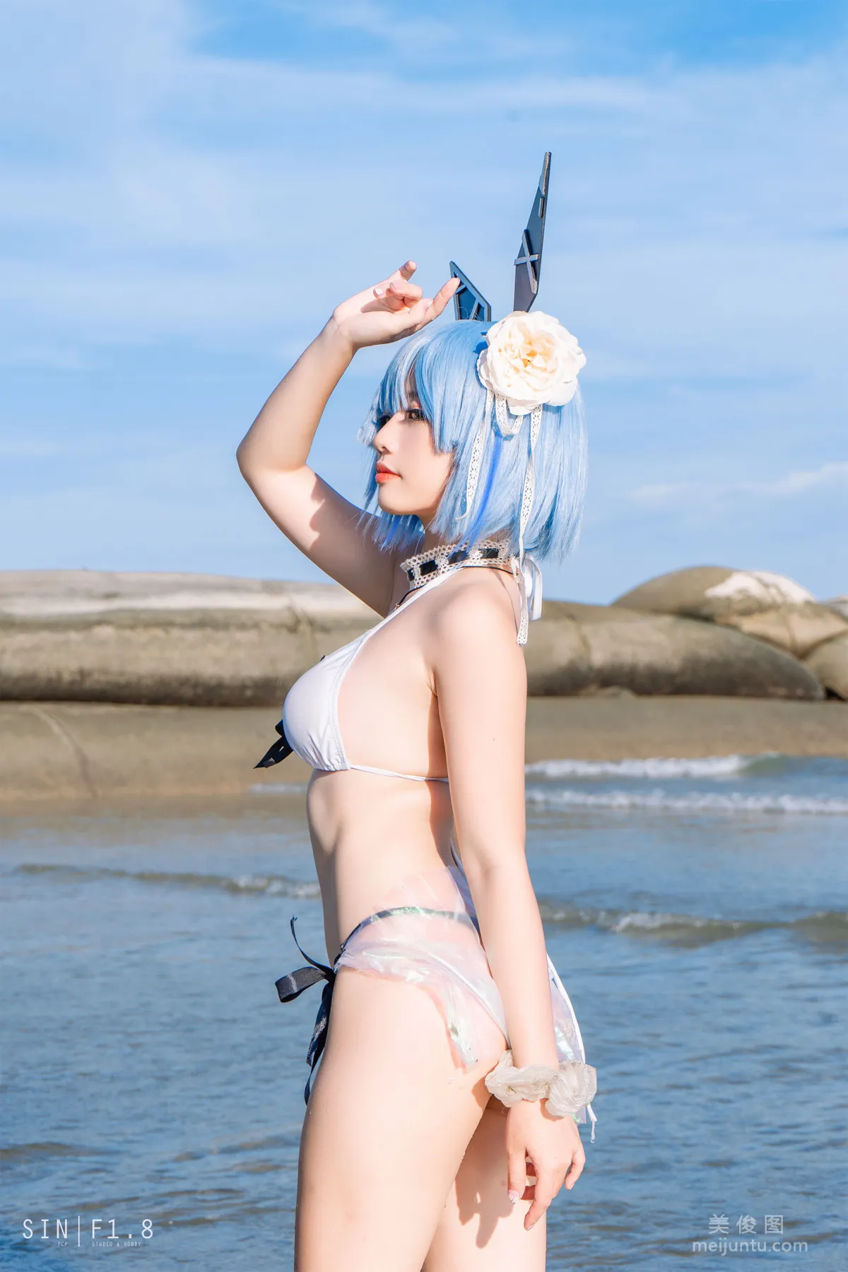 [COS福利] Messie Huang - Gascogne swimsuit 寫真套圖 12