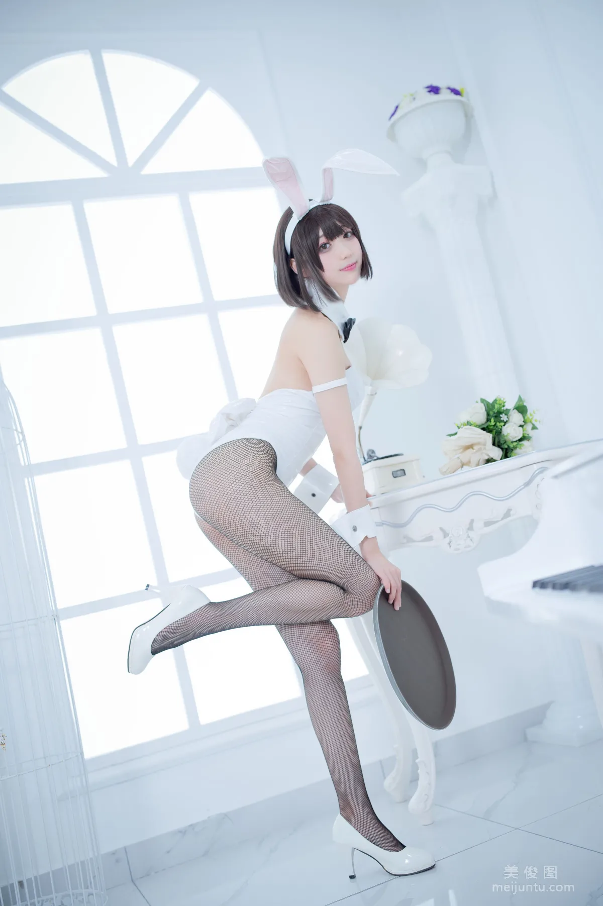 [COS福利] 周叽是可愛兔兔 - 加藤惠兔女郎 8