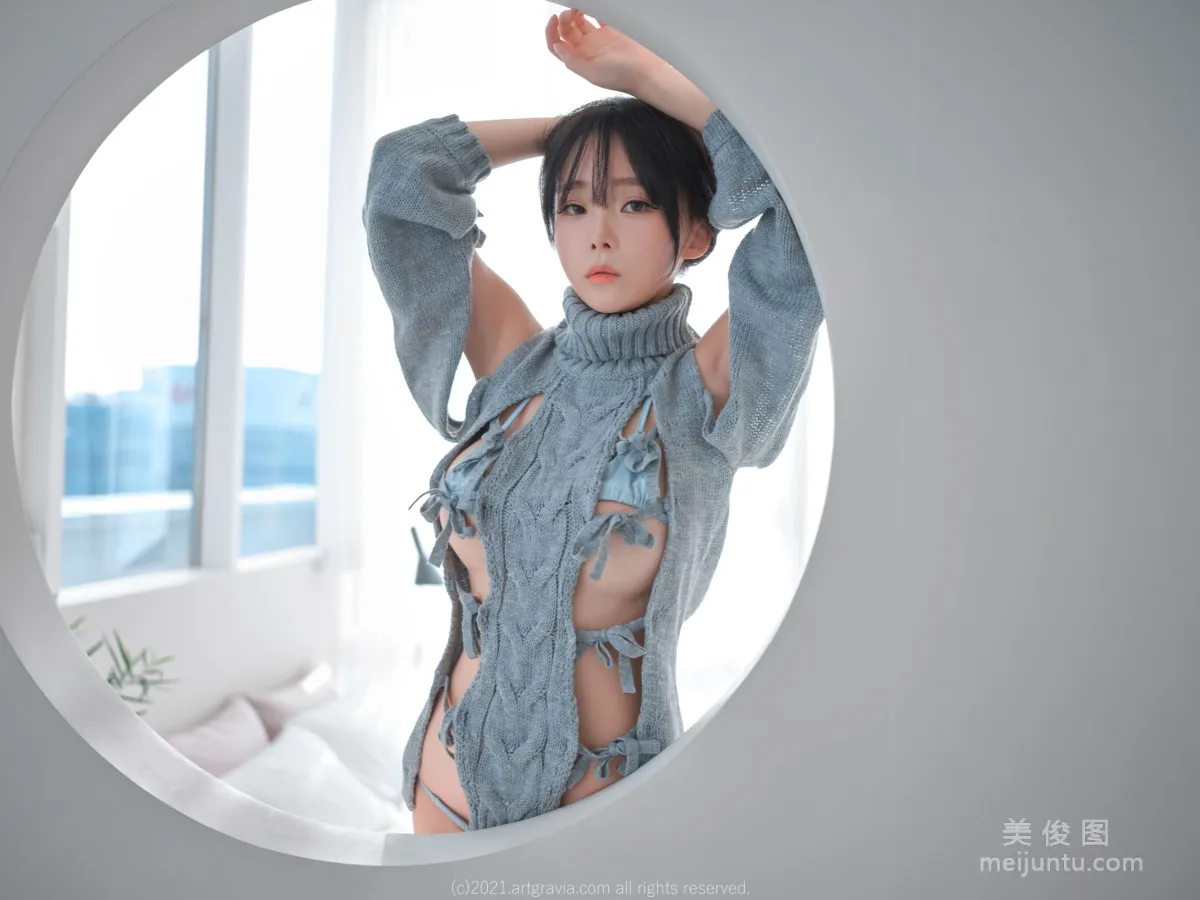 [ARTGRAVIA] VOL.243 Ming Sunha - 漏洞毛衣+情趣内衣 24