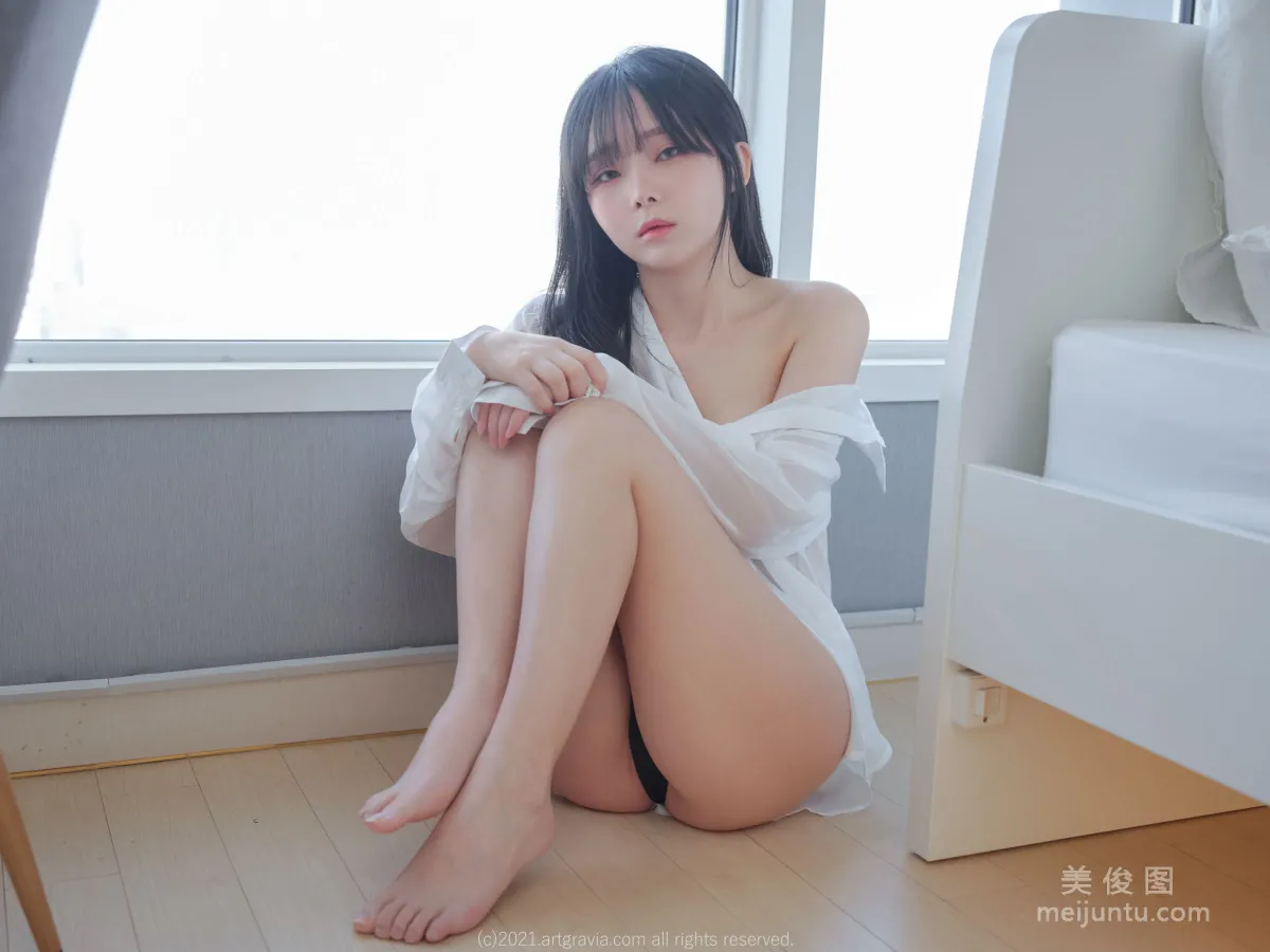 [ARTGRAVIA] VOL.261 Ming Sunha - 白襯衫女友居家誘惑 11